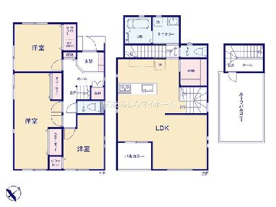 川崎市麻生区岡上6丁目　新築一戸建　4380万円　2号棟