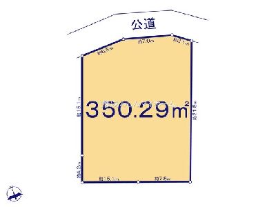 川崎市宮前区水沢3丁目　建築条件無売地　7380万円