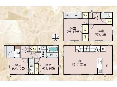 川崎市高津区下野毛3丁目　新築一戸建　4290万円　1号棟