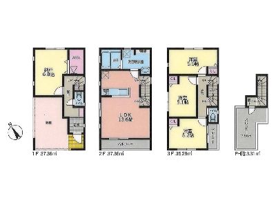 川崎市高津区久末　新築一戸建　4380万円　A号棟