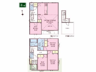 川崎市宮前区犬蔵3丁目　新築一戸建　5280万円　4号棟