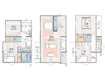 川崎市多摩区菅3丁目　新築一戸建　5080万円　7号棟