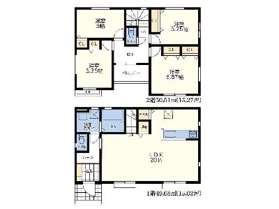 町田市小川2丁目　新築一戸建　6180万円　B号棟