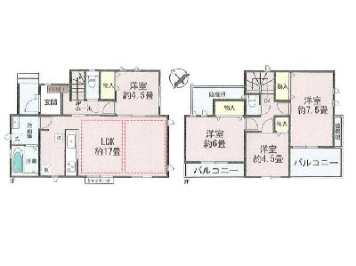 稲城市坂浜　新築一戸建　4990万円　A号棟