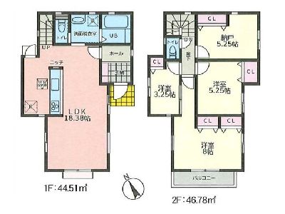 横浜市港北区篠原西町　新築一戸建　5590万円　A号棟
