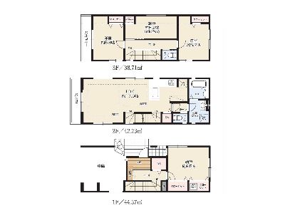 川崎市高津区下作延3丁目　新築一戸建　6490万円　1号棟