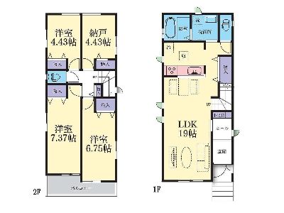 川崎市麻生区王禅寺西3丁目　新築一戸建　6890万円　1号棟