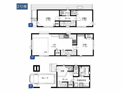 横浜市港北区新吉田東1丁目　新築一戸建　5380万円　2号棟