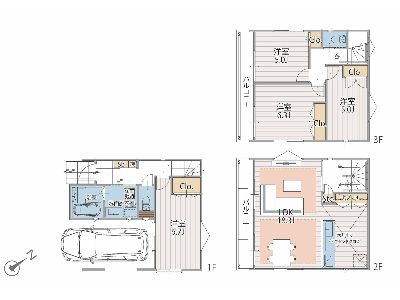 川崎市宮前区南平台　新築一戸建　4480万円　2号棟