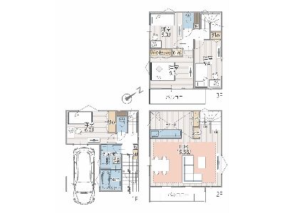 川崎市宮前区南平台　新築一戸建　4180万円　8号棟