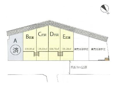 横浜市港北区新羽町　建築条件付売地　3830万円　C区画