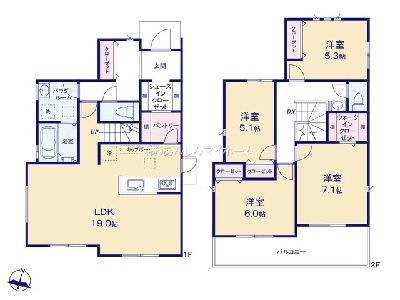 川崎市麻生区東百合丘4丁目　新築一戸建　5290万円