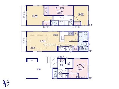 川崎市川崎区池上新町2丁目　新築一戸建　5199万円　2号棟