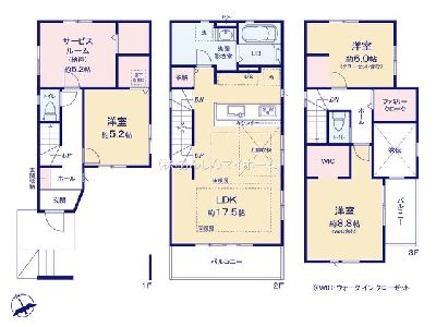 川崎市川崎区田島町　新築一戸建　6398万円　1号棟