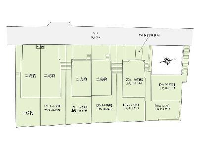 川崎市宮前区馬絹1丁目　建築条件付売地　5380万円　1-4区画