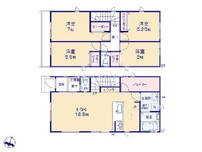 川崎市麻生区細山7丁目　新築一戸建　3880万円　3号棟
