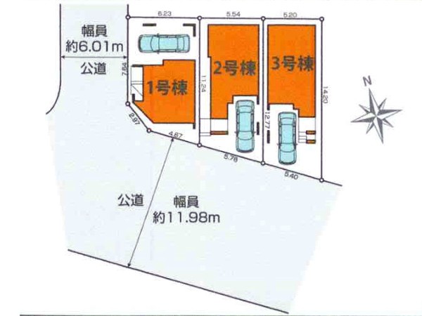 稲城市東長沼　新築一戸建　5899万円　3号棟