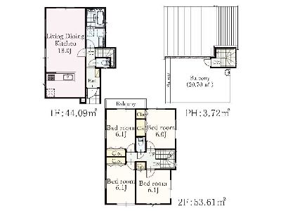 川崎市宮前区野川本町1丁目　新築一戸建　5180万円　6号棟