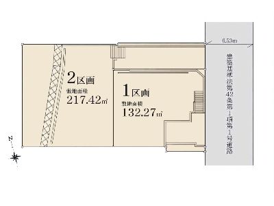川崎市宮前区土橋7丁目　建築条件無売地　6330万円　2区画