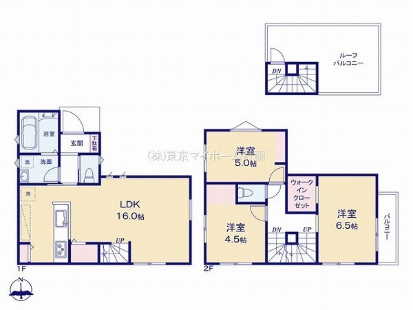 立川市砂川町1丁目　新築一戸建て 5380万円