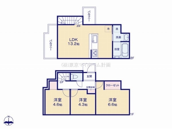 成城学園前駅１９分　新築一戸建て