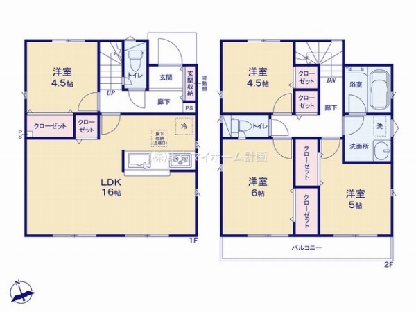 小平市上水新町2丁目　新築一戸建て　4280万円　13号棟