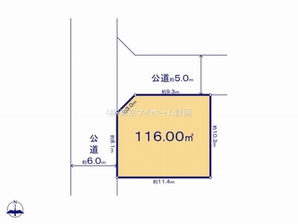東久留米市前沢3丁目　建築条件無売地　3380万円　29区画