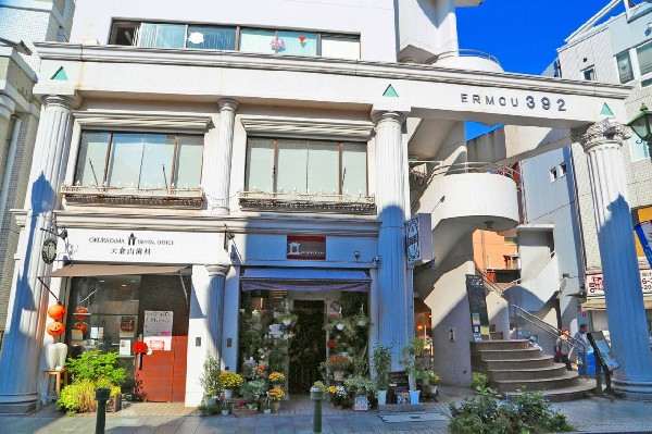 周辺環境:エルム392ビル(西洋風建築)(ギリシャ風建築の風情ただよう商店街には、個性光る素敵なお店がいっぱい。)