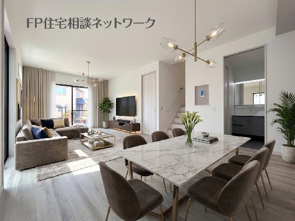 本画像はAIがCGで家具作成しており、実際の現地に家具は設置されておりません。また、販売価格に家具、小物等は含まれておりません。