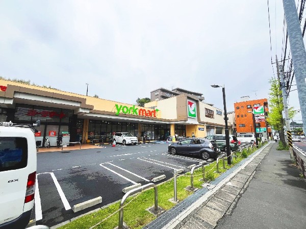 周辺環境:ヨークマート川崎野川店　(セブンアンドアイ・ホールディングス傘下のイトーヨーカ堂が関東南部に展開する日本のスーパーマーケットです。)