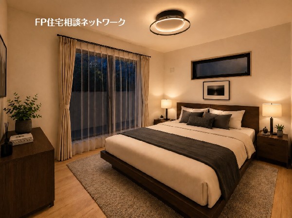 【洋室│6帖】  本画像はAIがCGで家具を作成しており、実際の現地に家具は設置されておりません。また、販売価格に家具等は含まれておりません。
