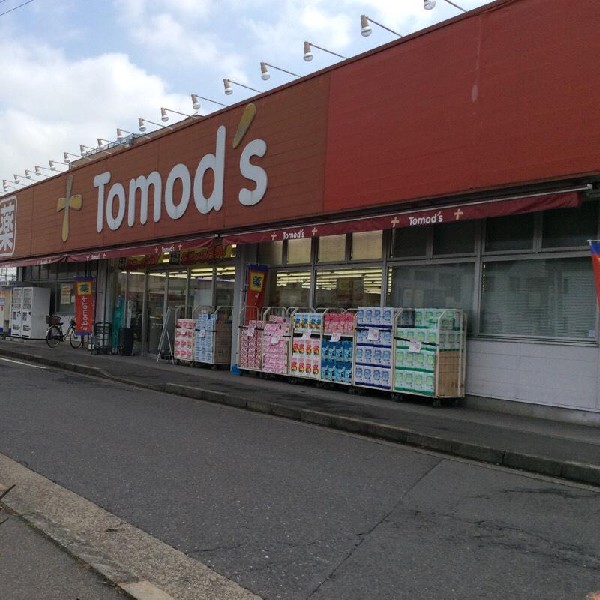 周辺環境:トモズ東小金井店(一般的な医薬品に、酒類、化粧品、食品、お米と、日常的に使うものをひととおり揃えているドラッグストアです。)