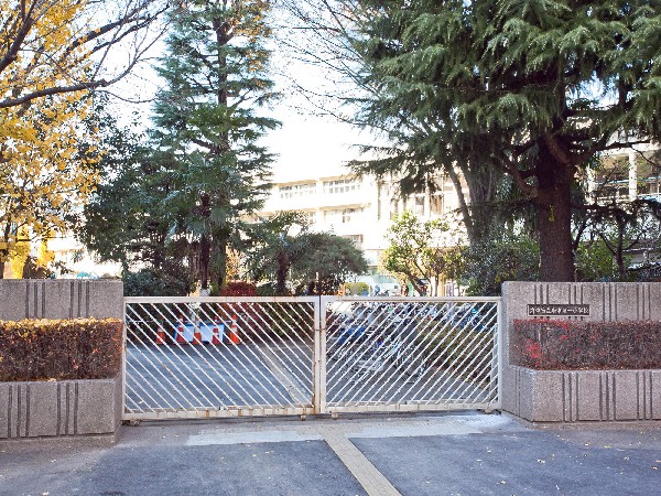 周辺環境:府中市立府中第一小学校(人間尊重の精神とともに、責任と協力を重んじ、適切な判断力と創造性に富んだ情操豊かで自主的健康的な児童の育成を行う小学校です。)