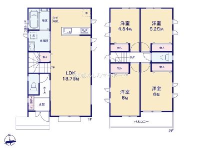 川崎市麻生区細山4丁目　新築一戸建　5090万円　1号棟