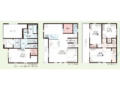横浜市港北区高田西1丁目　新築一戸建　6380万円
