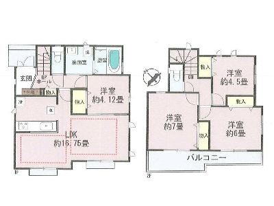 稲城市坂浜　新築一戸建　4290万円　E号棟