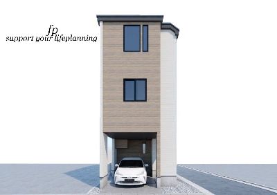 川崎市中原区木月4丁目　新築一戸建　7799万円　1号棟