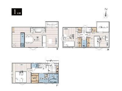 川崎市多摩区布田　新築一戸建　4280万円　1号棟