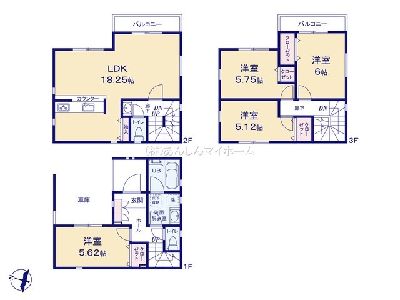 川崎市麻生区王禅寺西8丁目　新築一戸建　4480万円　2号棟