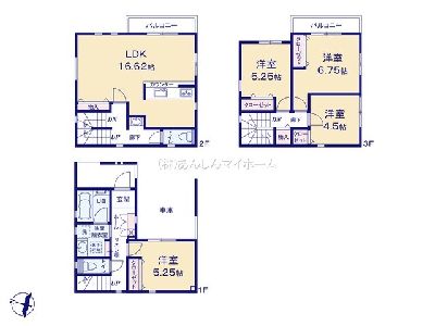川崎市麻生区王禅寺西8丁目　新築一戸建　4580万円　3号棟