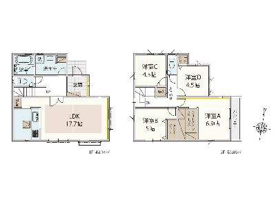 川崎市高津区久末　新築一戸建　4680万円　15号棟
