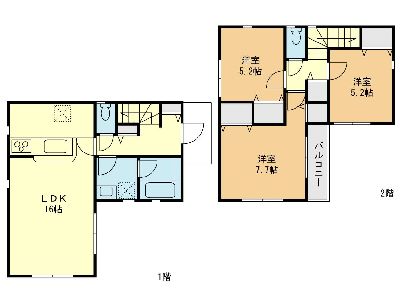 横浜市青葉区荏田西4丁目　新築一戸建　7280万円　1号棟