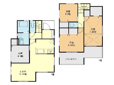 横浜市青葉区榎が丘　新築一戸建　7080万円　2号棟