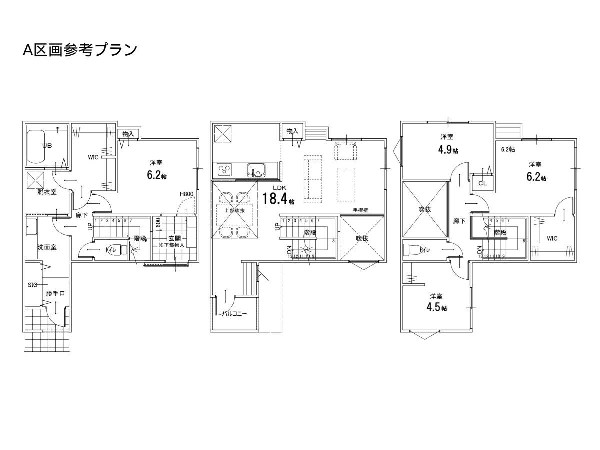 川崎市中原区上丸子山王町1丁目　建築条件無売地　5480万円　A区画