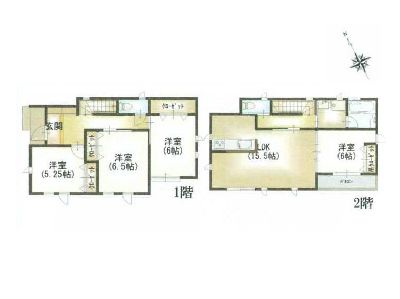 横浜市港北区篠原町　新築一戸建　6858.25万円　1号棟