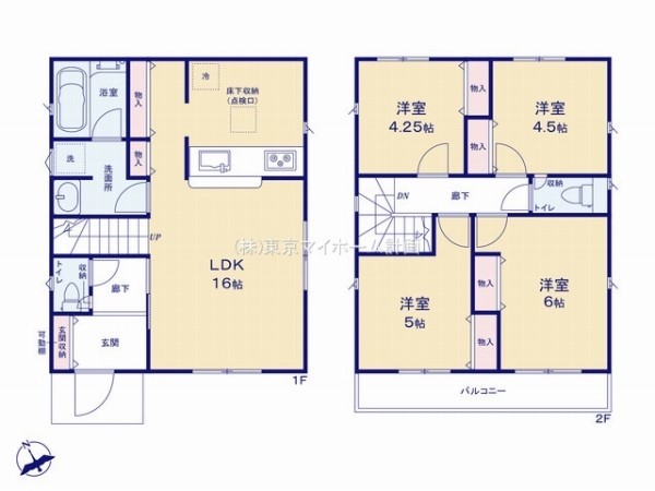 調布市深大寺南町4丁目　新築一戸建て　4890万円　6号棟