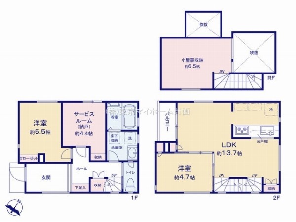 国分寺市光町1丁目　新築一戸建て　4580万円　A号棟