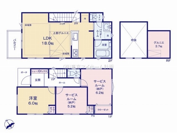 三鷹市井の頭1丁目　新築一戸建て　8680万円
