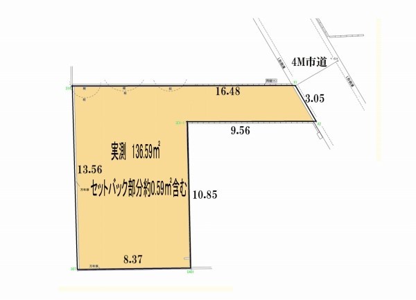 武蔵野市関前3丁目　建築条件無売地　5980万円