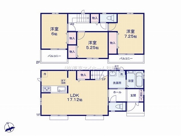 国立市泉3丁目　新築一戸建て　3990万円　A号棟